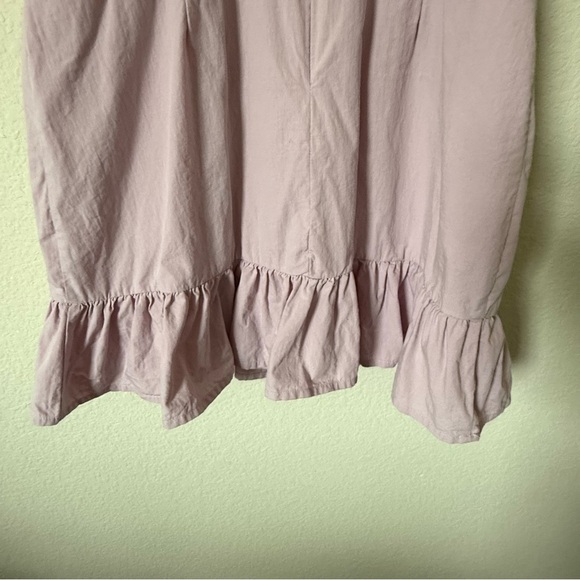 Nasty Gal Mini Dress Pink Ruffled Hem and sleeve size 8 - Picture 8 of 14